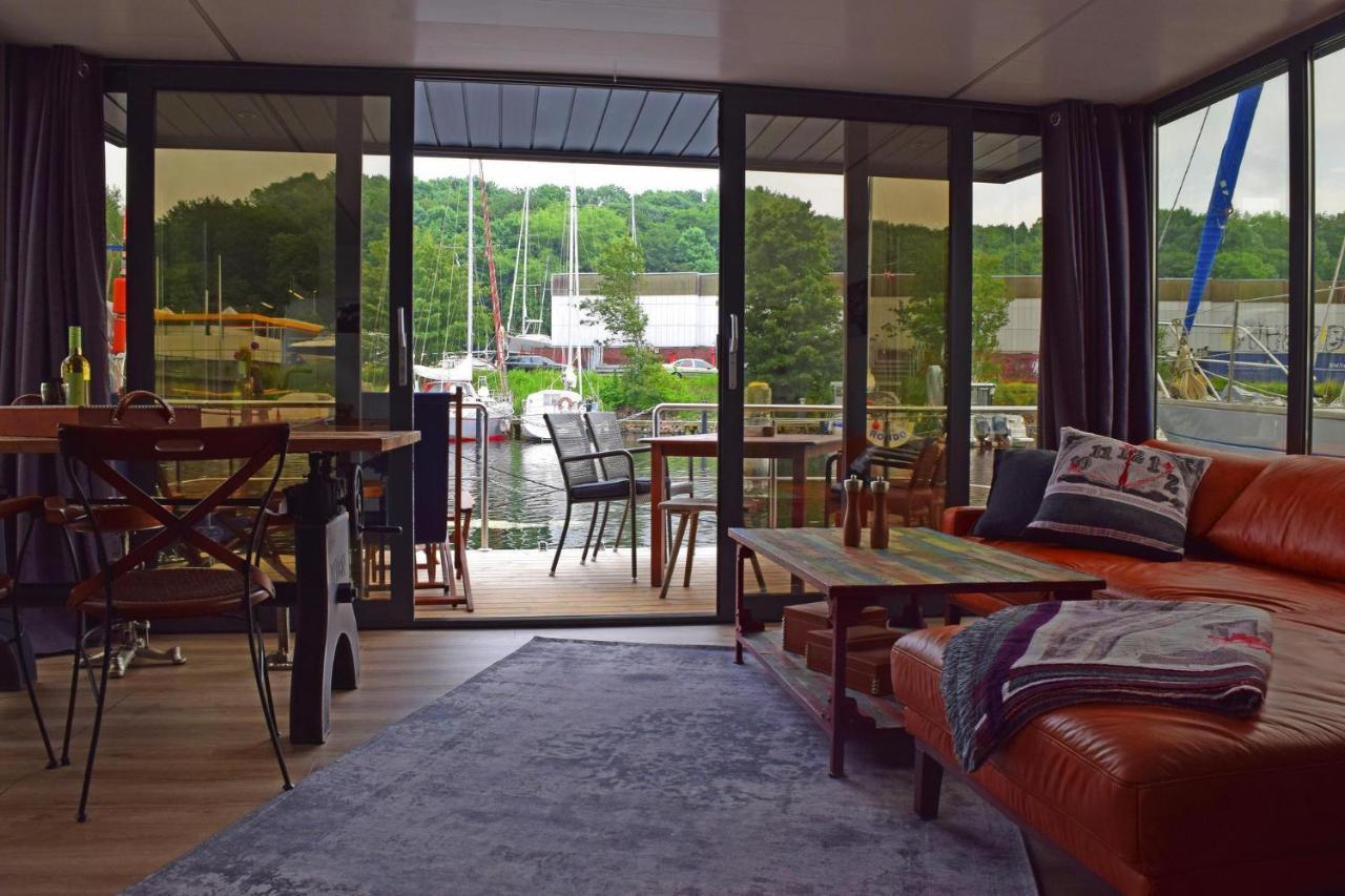 Hausboot Lina In Flensburg Hotel Kültér fotó